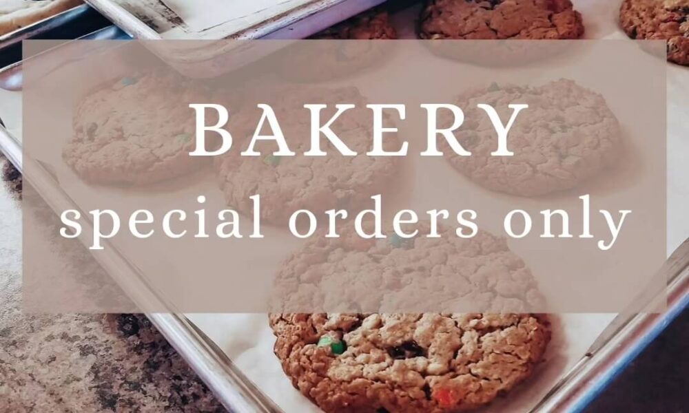 The Bakery at Pinter's Gardens & Pumpkin is special orders only during the winters